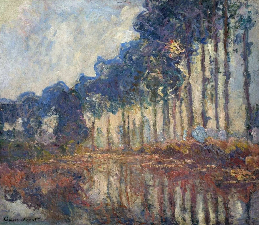 포플러, 가을 - Claude Monet