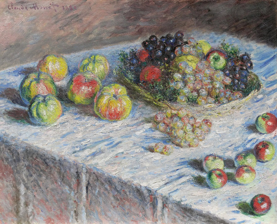 사과와 포도 - Claude Monet