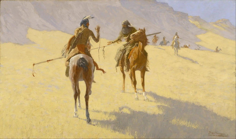협상 - 프레데릭 레밍턴

Source:
Les pourparlers - Frederic Remington