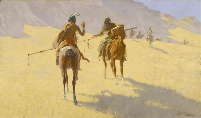 협상 - 프레데릭 레밍턴

Source:
Les pourparlers - Frederic Remington