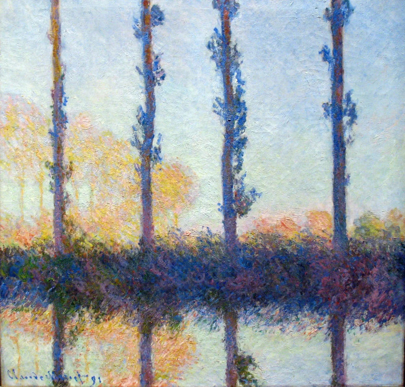 네 그루의 나무 - Claude Monet