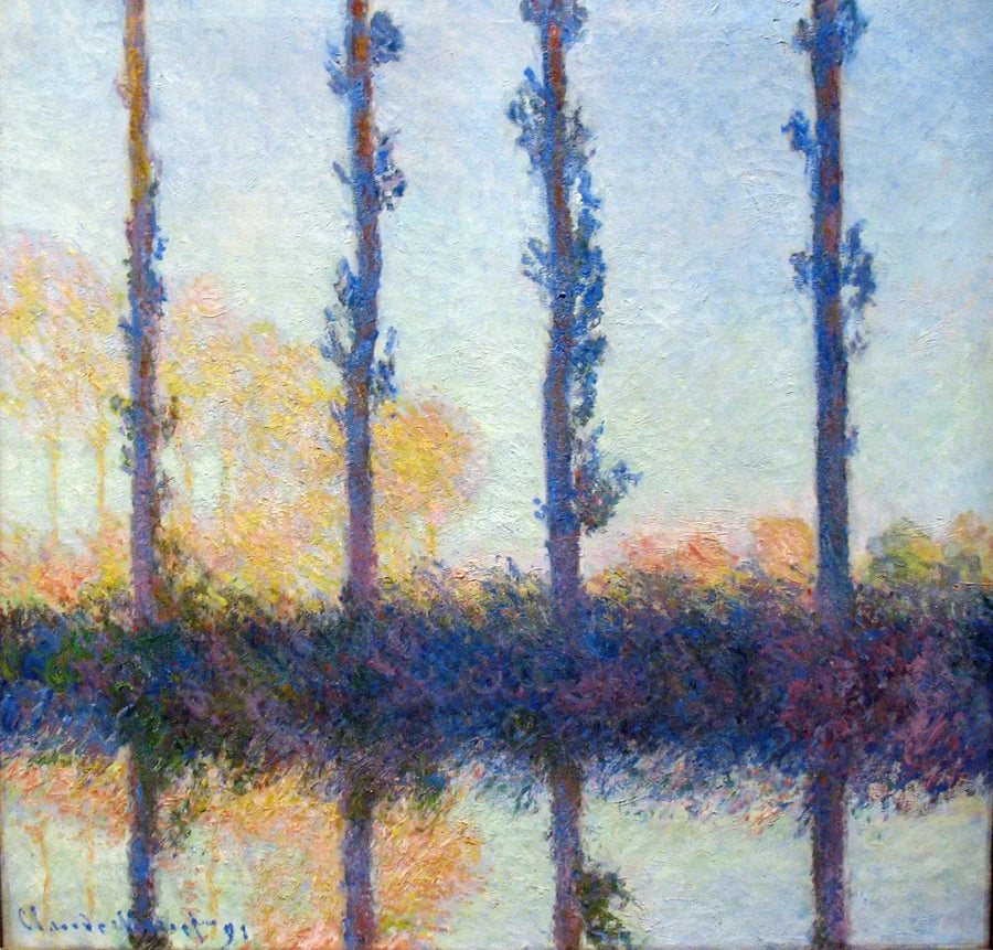 네 그루의 나무 - Claude Monet