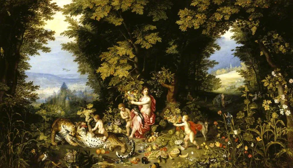 Les quatre éléments : la Terre - Jan Brueghel le Jeune image 1 reproduction de peinture à l’huile