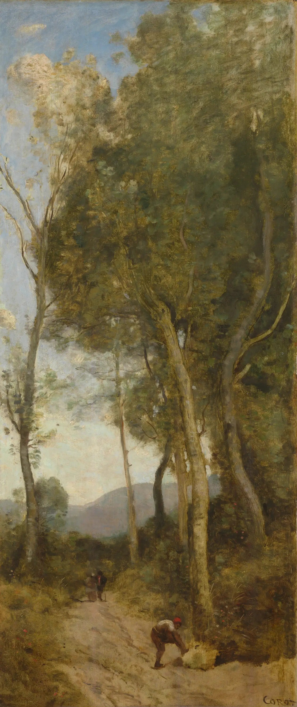 Les quatre moments de la journée: midi - Jean-Baptiste Camille Corot - Alpha Reproduction