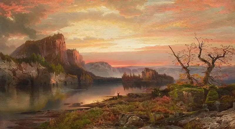 슈퍼리어 호수의 해안선 - 토마스 모란

Source:
Les rives du lac Supérieur - Thomas Moran
