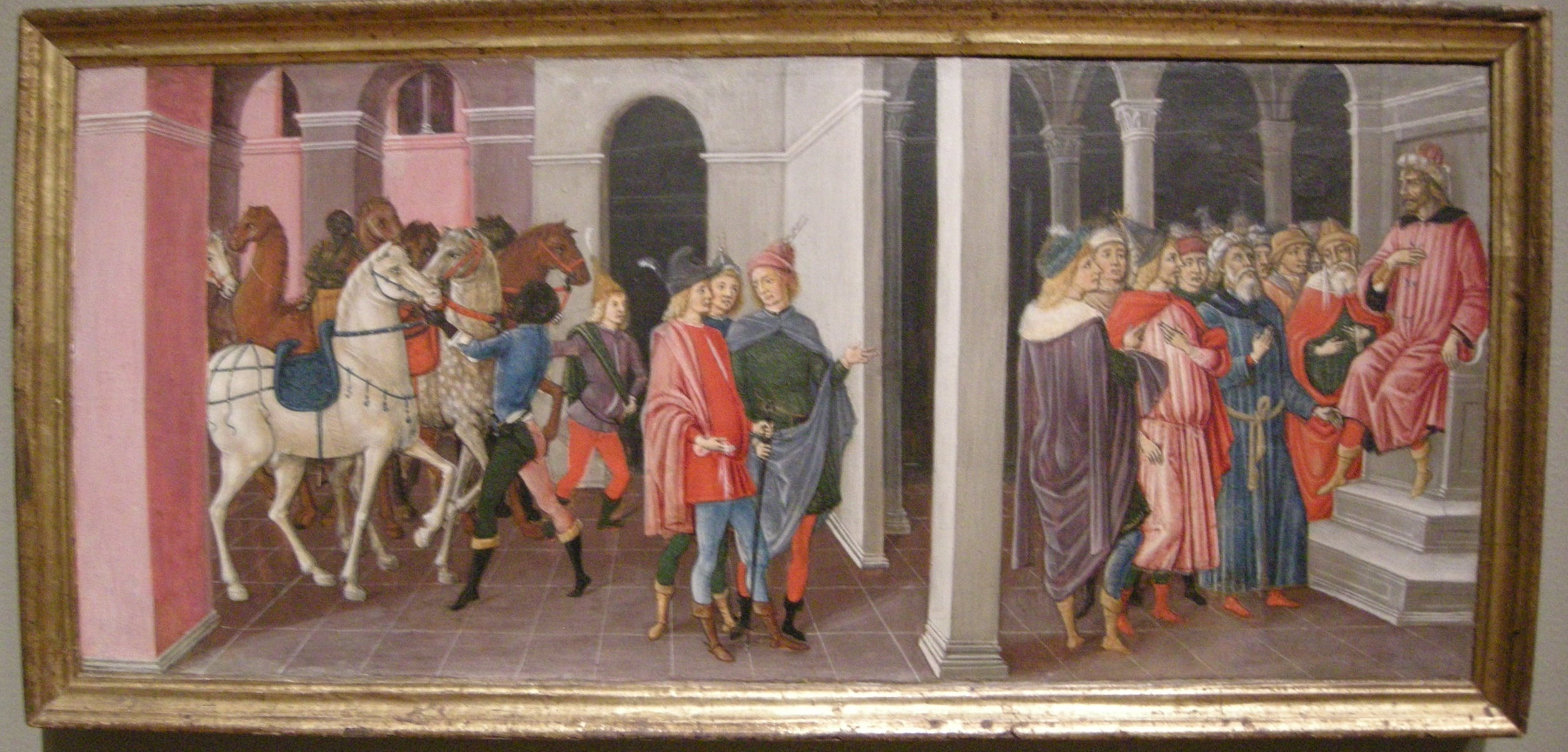 Les Rois mages devant Hérode - Matteo di Giovanni - Alpha Reproduction