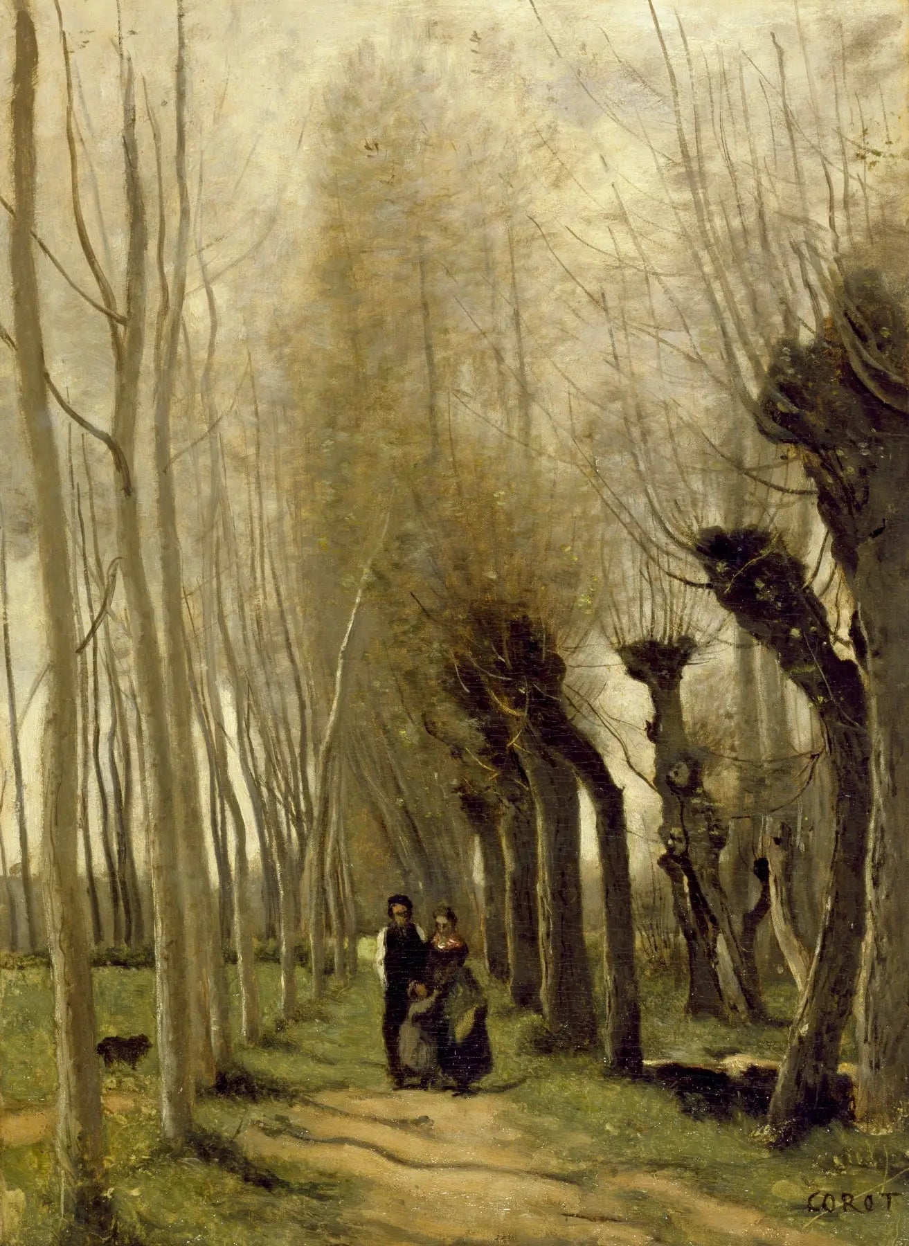 Les Saules de Marissel - Jean-Baptiste Camille Corot - Alpha Reproduction