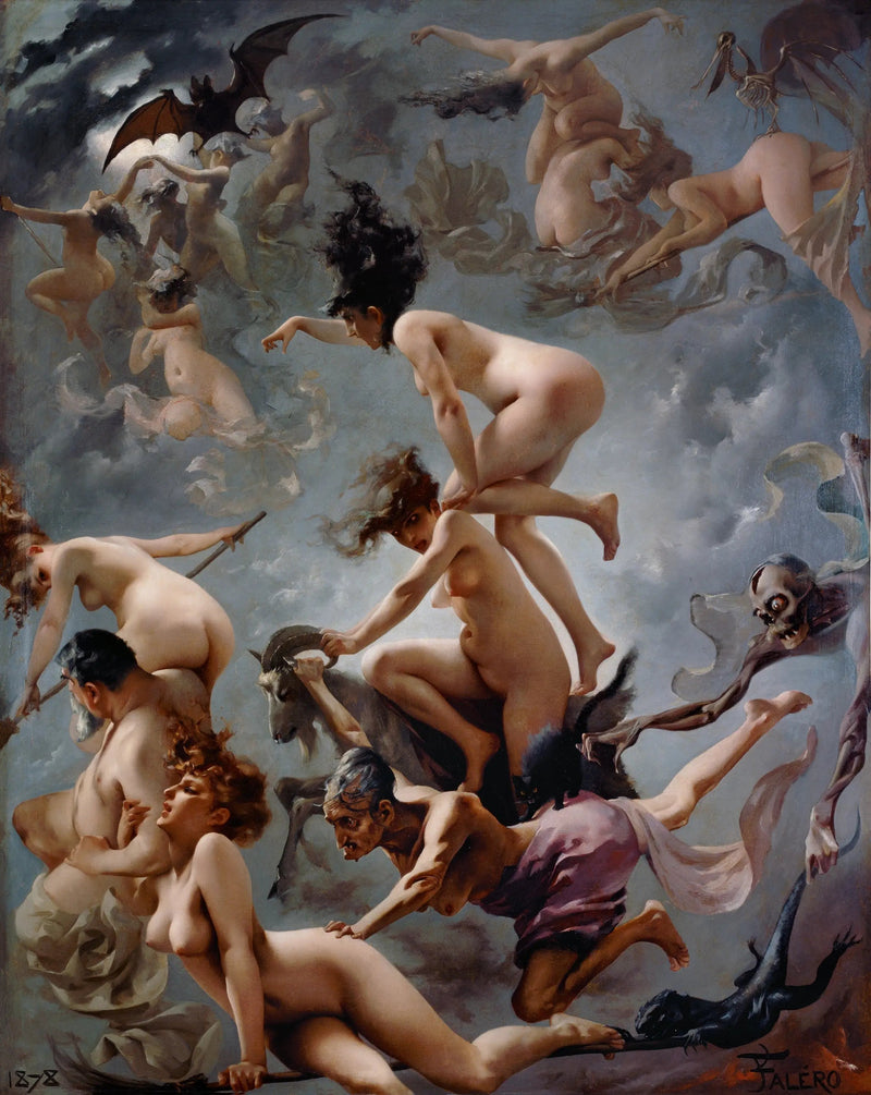 마녀들이 그들의 주술회에 가는 모습 - 루이즈 리카르도 팔레로

Source:
Les sorcières se rendant à leur sabbat - Luis Ricardo Falero