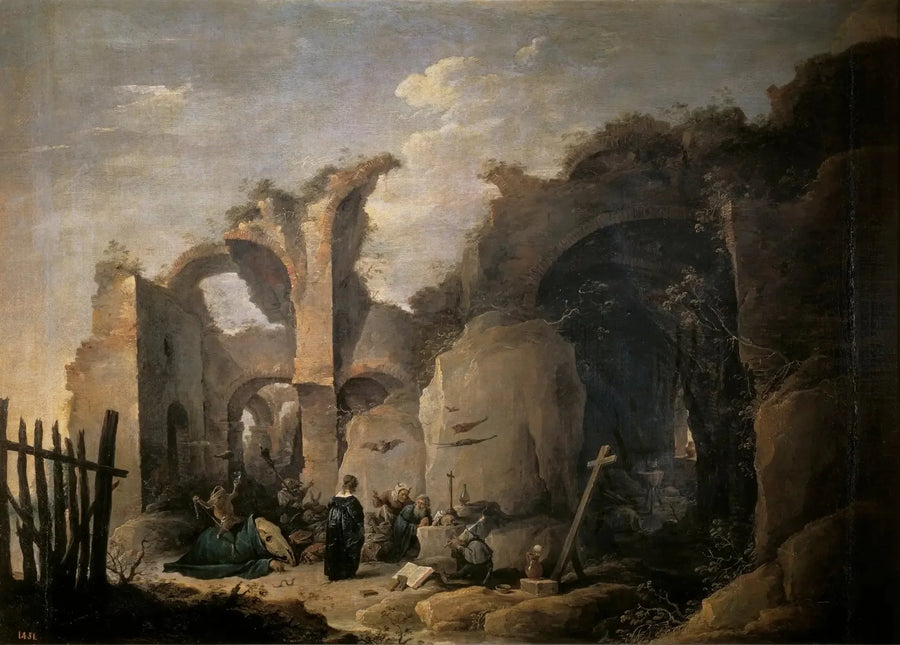 성 안토니오의 유혹들 수도사 - 다윅 테니에르 더 쥬앙

Source:
Les Tentations de Saint Antoine Abbé - David Teniers le Jeune