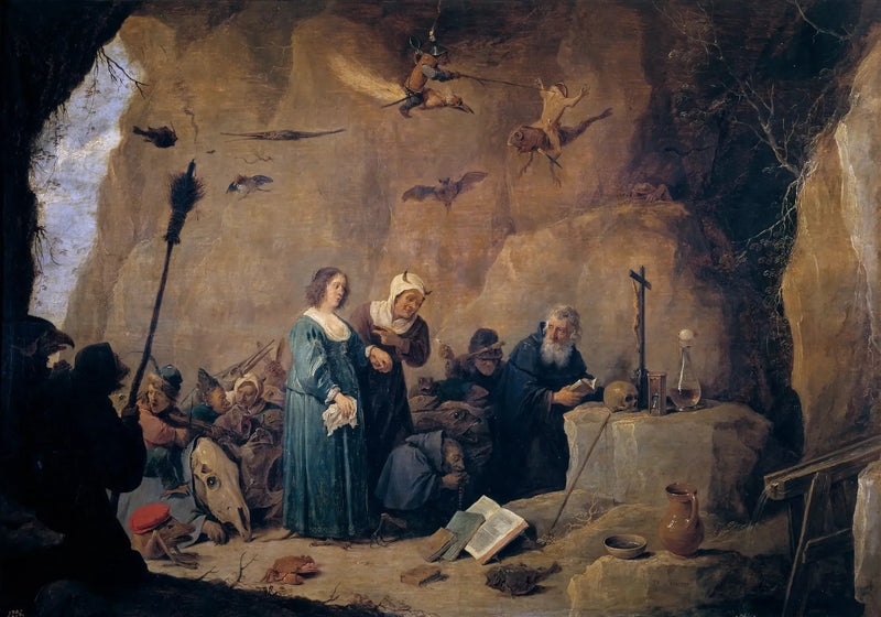 성 안토니오의 유혹들 수도사 - 다윅 테니에르 더 쥬네

Source:
Les Tentations de Saint Antoine Abbé - David Teniers le Jeune