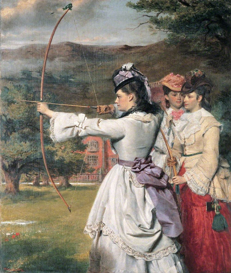 Les Toxophilites Féminins (Archers anglais, XIXe siècle) - William Powell Frith