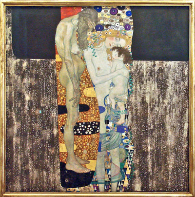 Reproduction du tableau « Les Trois Âges de la femme - Gustav Klimt » par Alpha Reproduction en peinture à l’huile