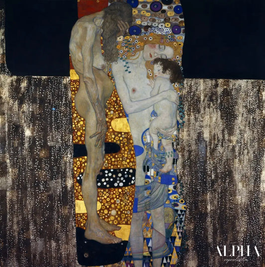 Les Trois Âges de la femme - Gustav Klimt - Reproductions de tableaux et peintures haut de gamme