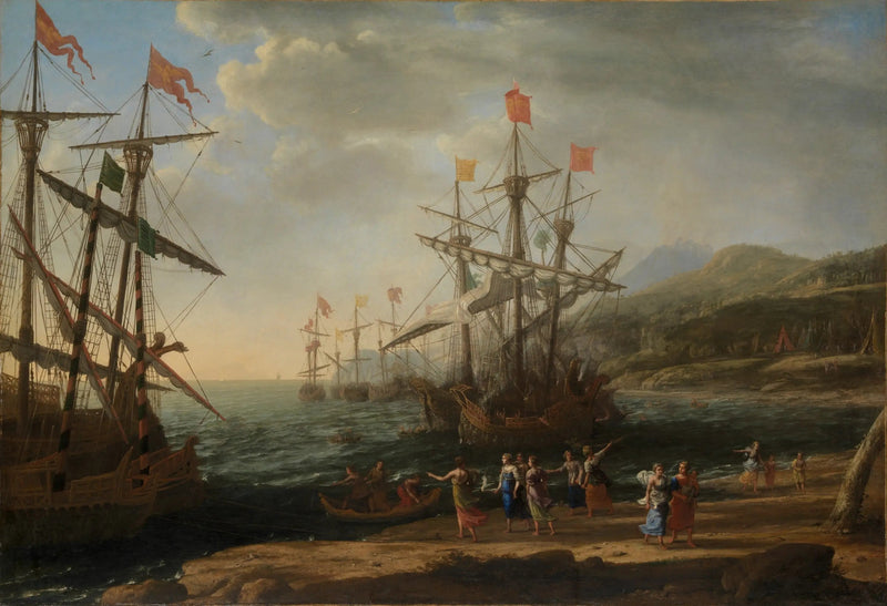 트로이인들은 그들의 함대를 불태운다 - 클로드 로렌

Source:
Les Troyennes incendient leur flotte - Claude Lorrain
