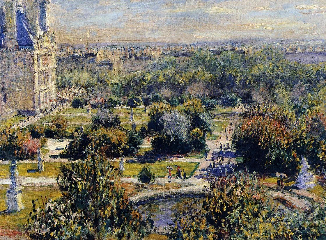 Les Tuileries W401 par Claude Monet, 1876, musée Marmottan Monet