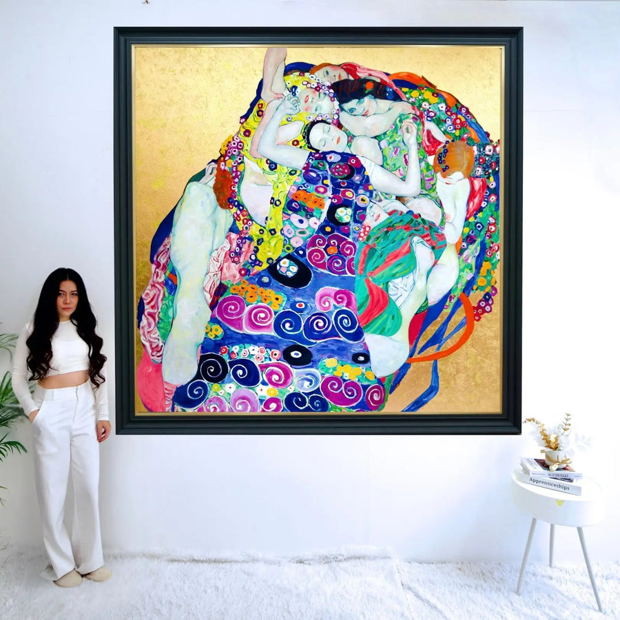 레 비에르주 – 구스타프 클림트의 재구성된 작품, 마스터 아폴론에 의해 | 200 x 200cm