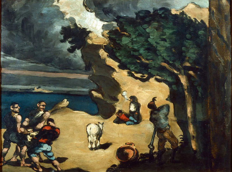 도둑과 당나귀 - Paul Cézanne