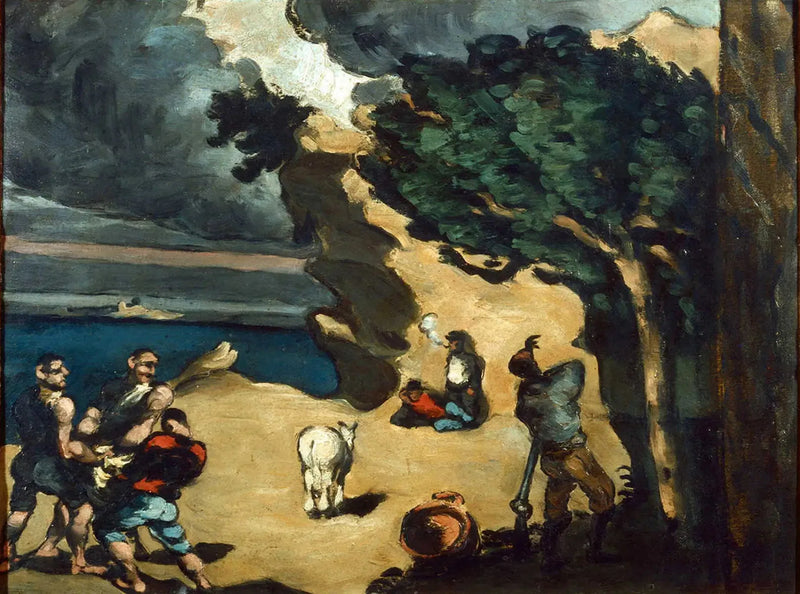 도둑과 당나귀 - Paul Cézanne