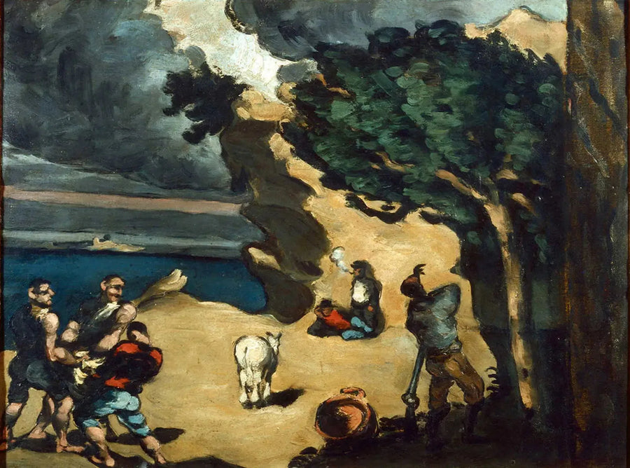 도둑과 당나귀 - Paul Cézanne