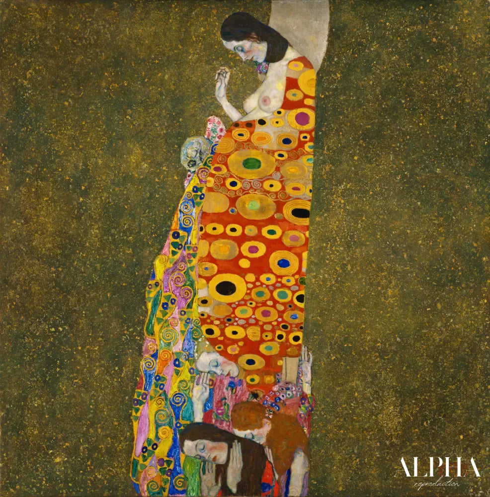 L'Espoir II ou Espoir II - Gustav Klimt - Reproductions de tableaux et peintures haut de gamme