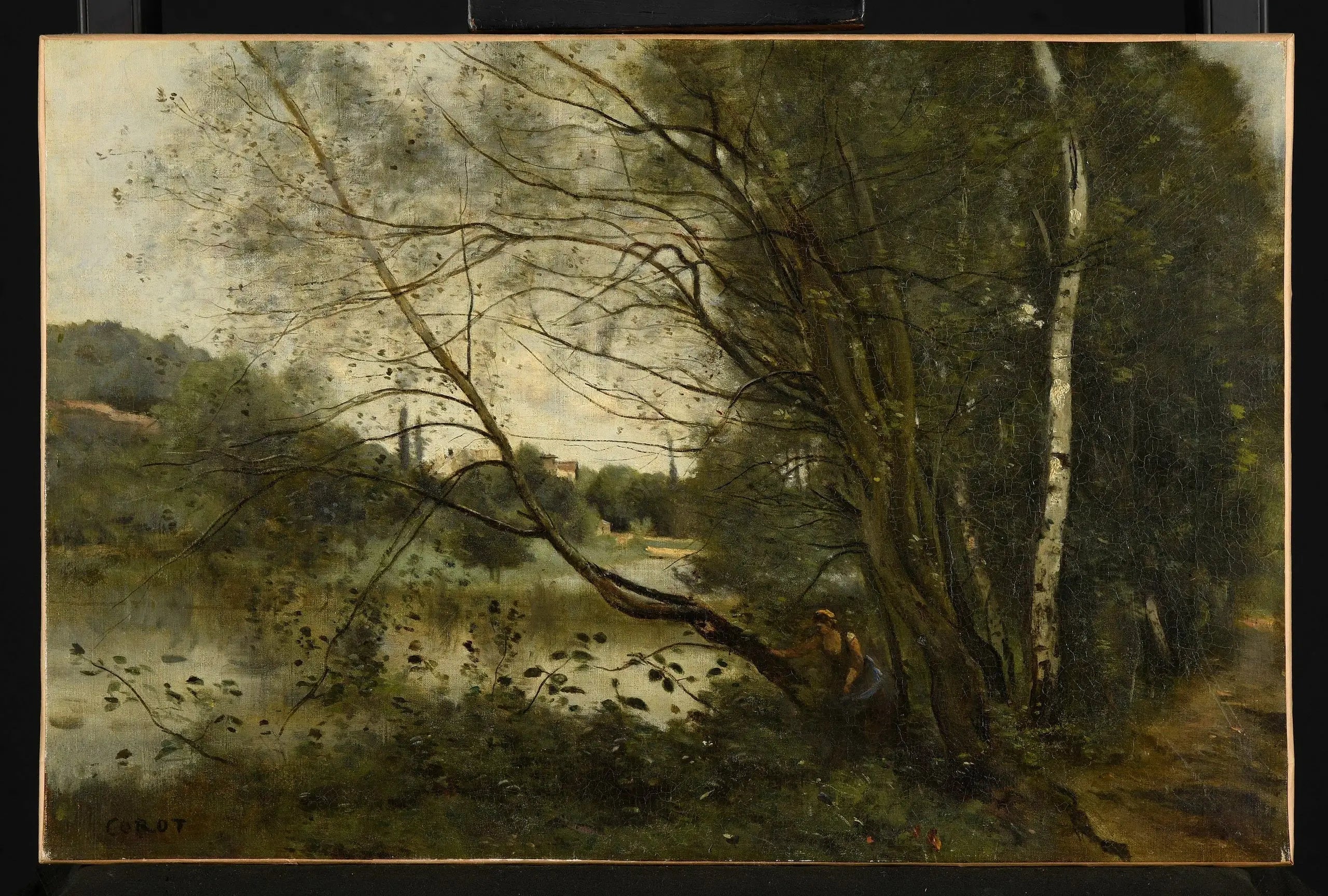 L’étang à l’arbre penché - Jean-Baptiste Camille Corot - Alpha Reproduction