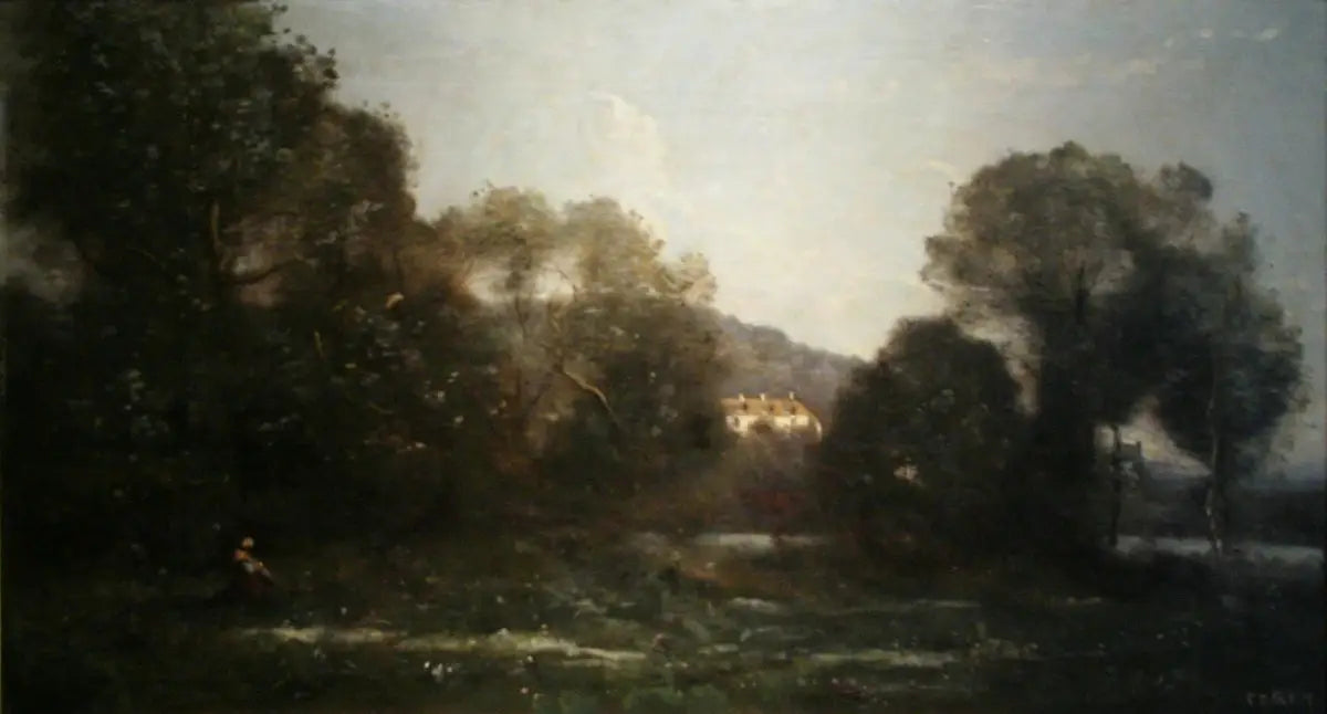 L’Étang de Ville d’Avray - Jean-Baptiste Camille Corot - Alpha Reproduction