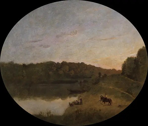 L’étang de Ville-d’Avray - Jean-Baptiste Camille Corot - Alpha Reproduction