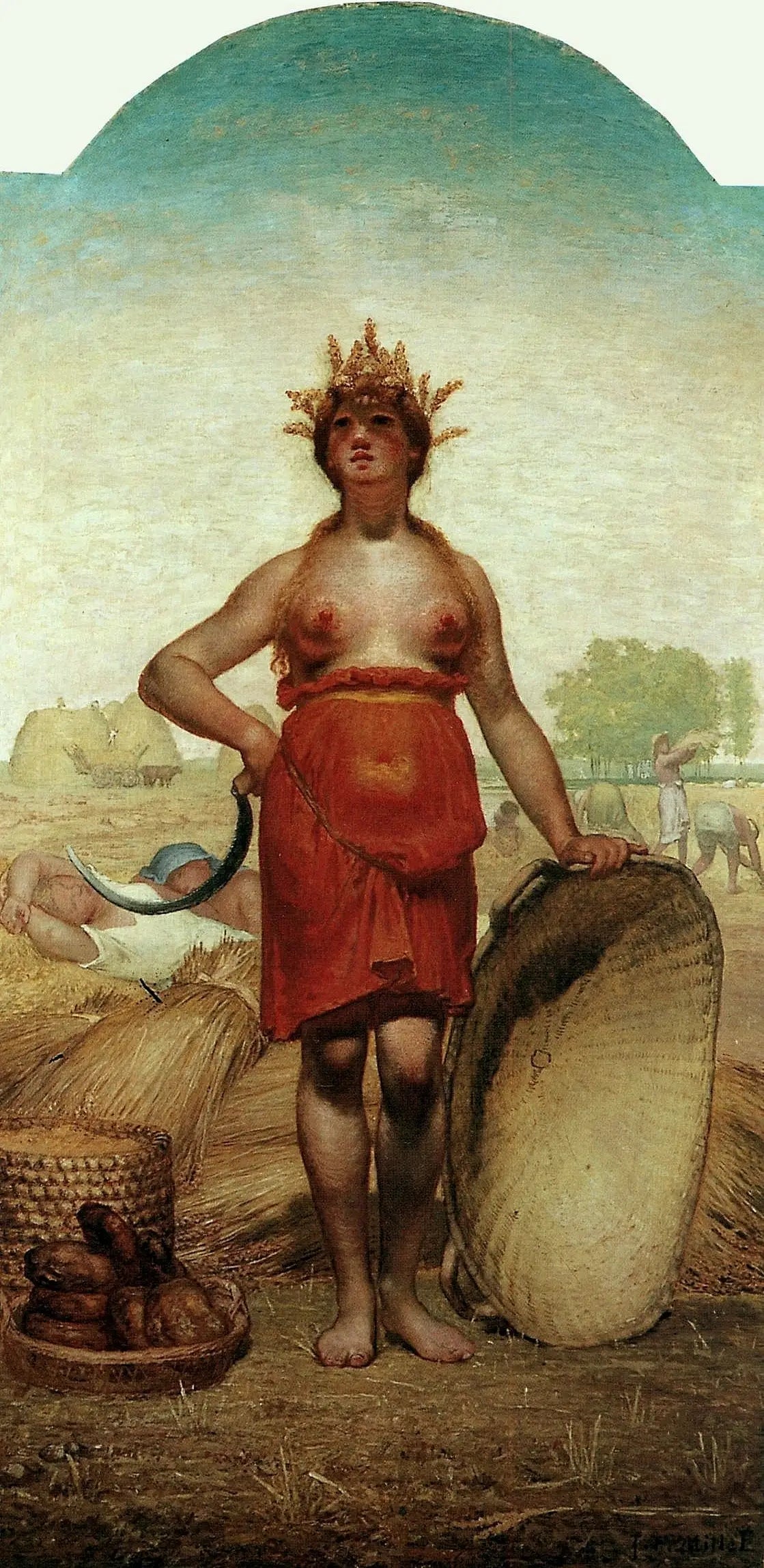 L’Été ou Cérès - Jean-François Millet - Alpha Reproduction