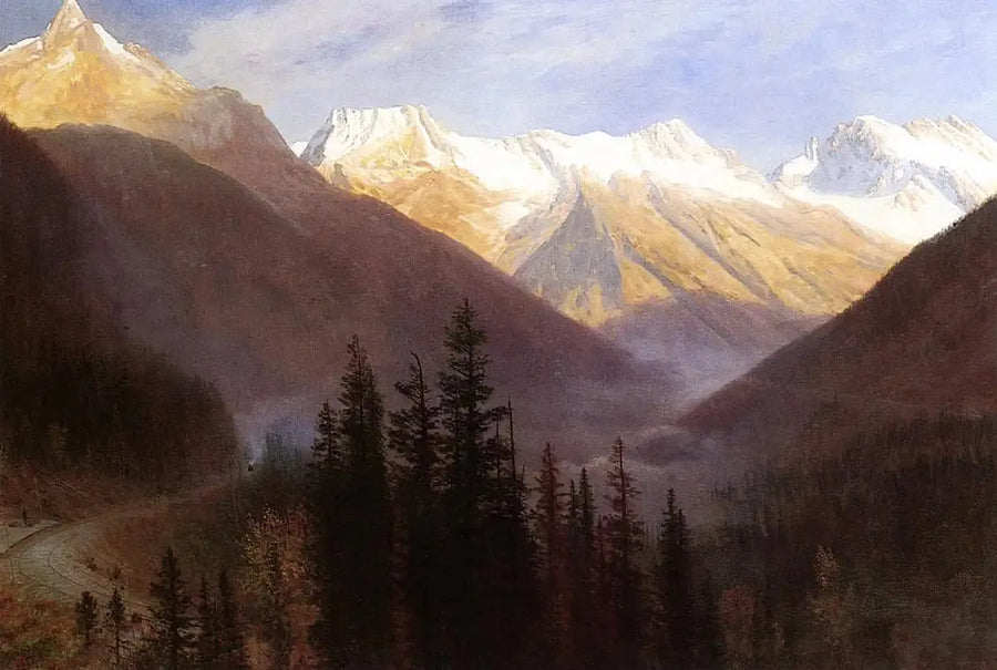 글레이셔 역의 일출 - 알버트 비어슈타트

Source:
Lever de soleil à Glacier Station - Albert Bierstadt
