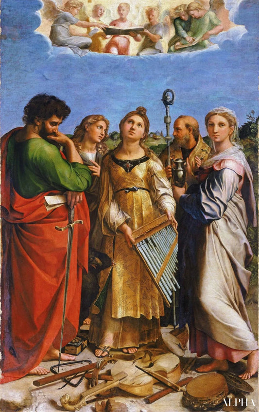 L'Extase de sainte Cécile - Raphaël (peintre) - Reproductions de tableaux et peintures haut de gamme