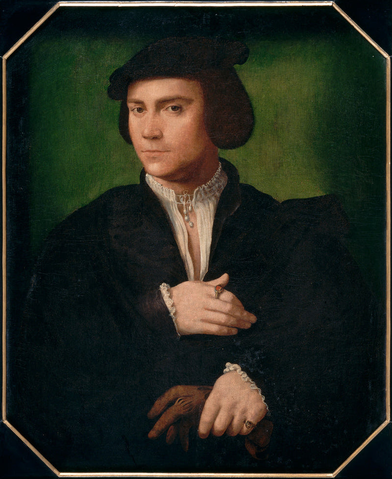 장갑을 낀 남자 - Joos van Cleve