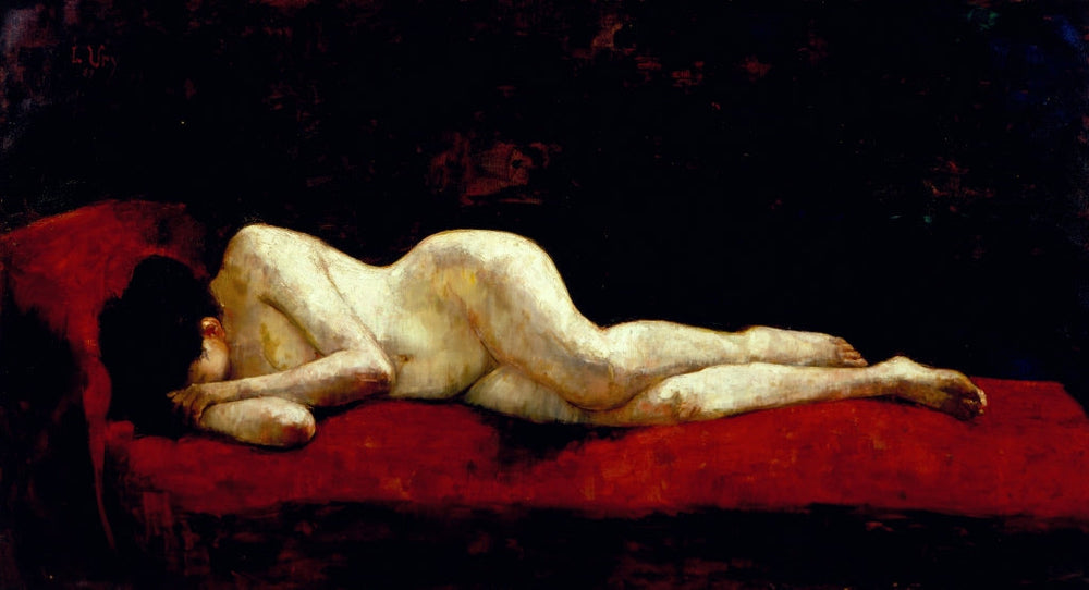 Liegender Akt - Lesser Ury image 1 reproduction d’œuvre d’art à l’huile