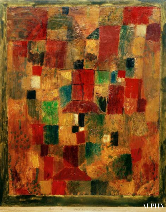 Lieu ensoleillé d'automne, 1921.180 - Paul Klee - Reproductions de tableaux et peintures haut de gamme