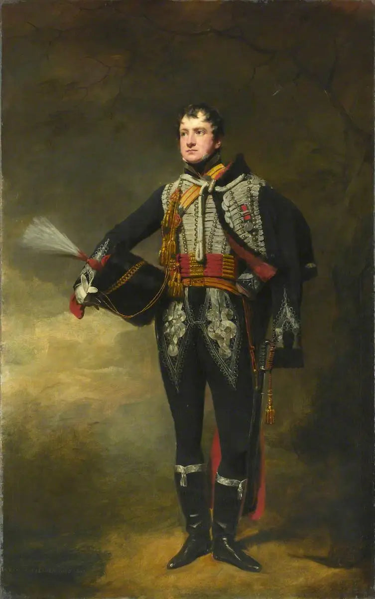 존 제임스 더글라스 중위 (나중에 존 제임스 스콧-더글라스 경, 바론) (1792–1836), 15경기 연대 (경기병) (호스하드), circa 1819 - 헨리 레이본