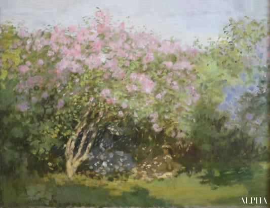 Lilas au soleil - Claude Monet - Reproductions de tableaux et peintures haut de gamme