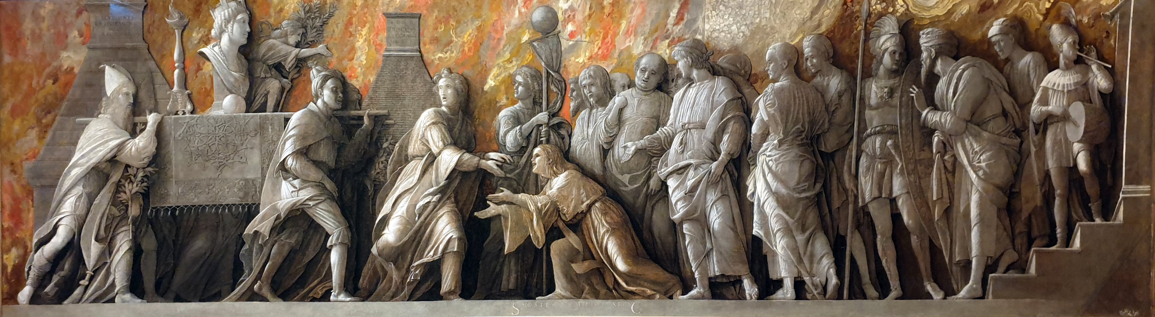 L'Introduction du culte de Cybèle à Rome - Andrea Mantegna