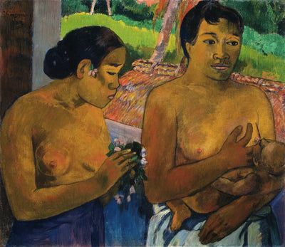 Reproduction du tableau « L'Offrande - Paul Gauguin » par Alpha Reproduction en peinture à l’huile