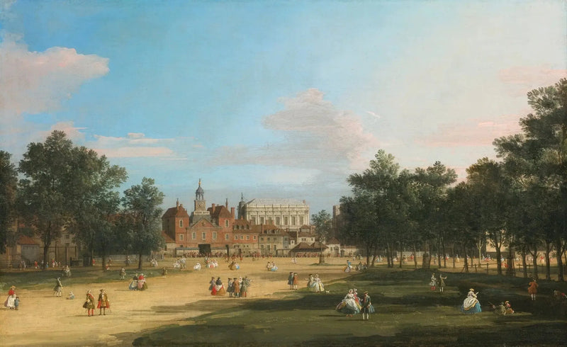 런던: 이전의 호스 가드와 연회장 건물, 세인트 제임스 파크에서 - 카날레토

Source:
Londres : l'ancien bâtiment des Horse Guards et Banqueting Hall, depuis St James's Park - Canaletto