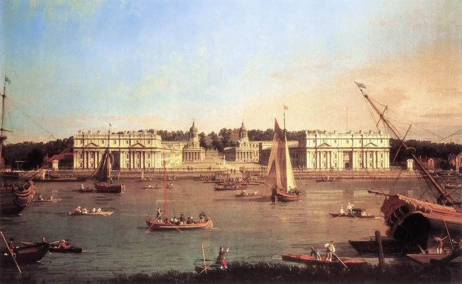 런던: 템스 강 북쪽 강변에 위치한 그리니치 병원 - 카날레토

Source:
Londres : l'hôpital de Greenwich depuis la rive nord de la Tamise - Canaletto