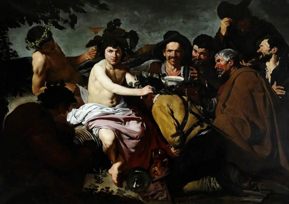 Los borrachos (Le Triomphe de Bacchus) - Diego Velázquez image 1 reproduction d’œuvre d’art à l’huile