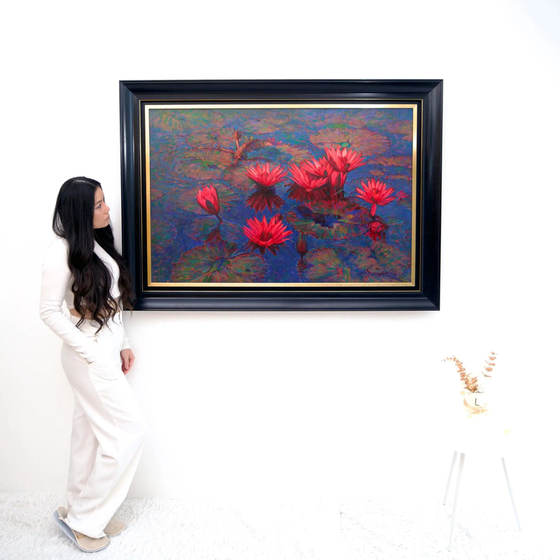 분홍 연꽃 | 80 x 120cm