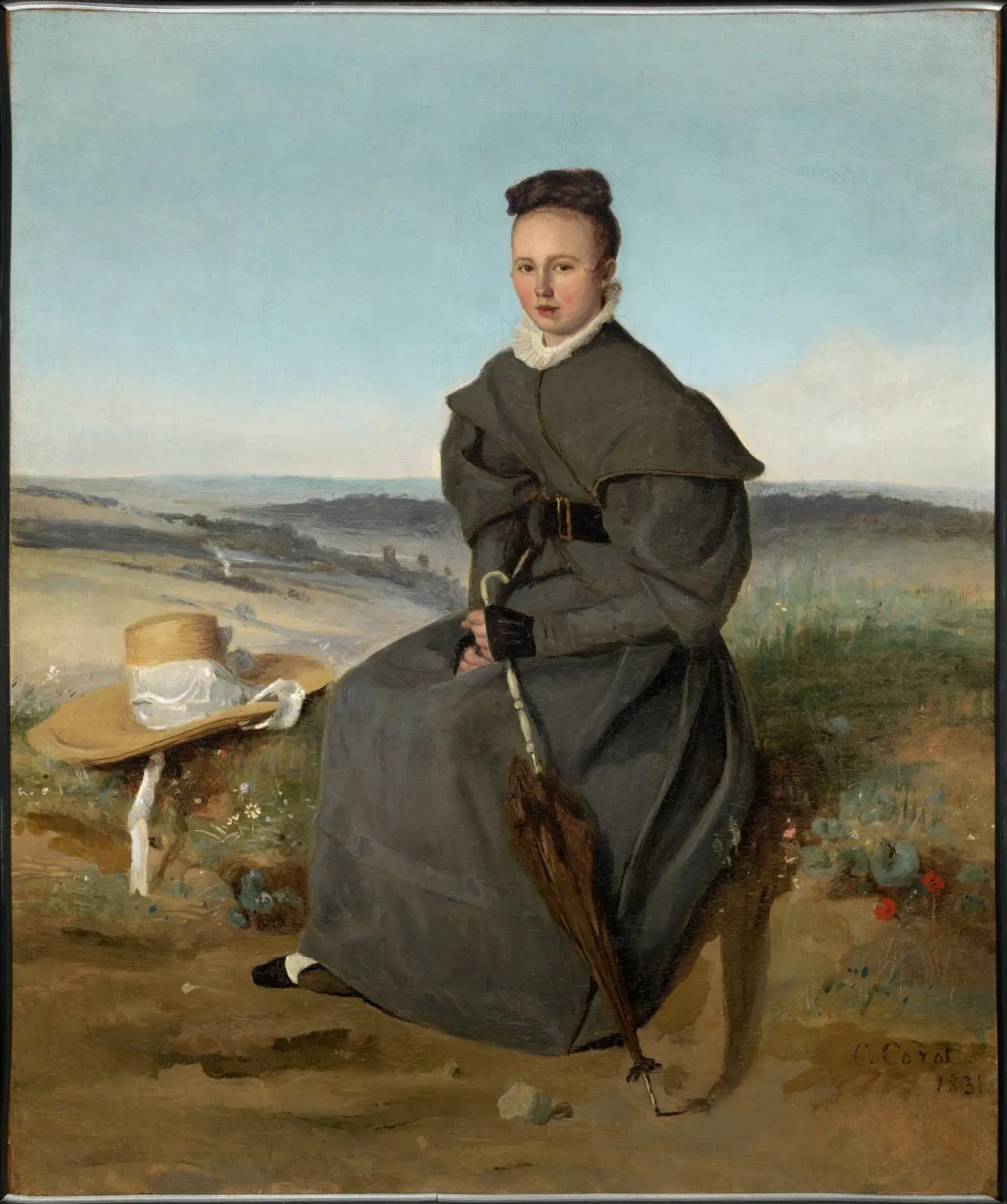 Louise Harduin au matin - Jean-Baptiste Camille Corot - Alpha Reproduction