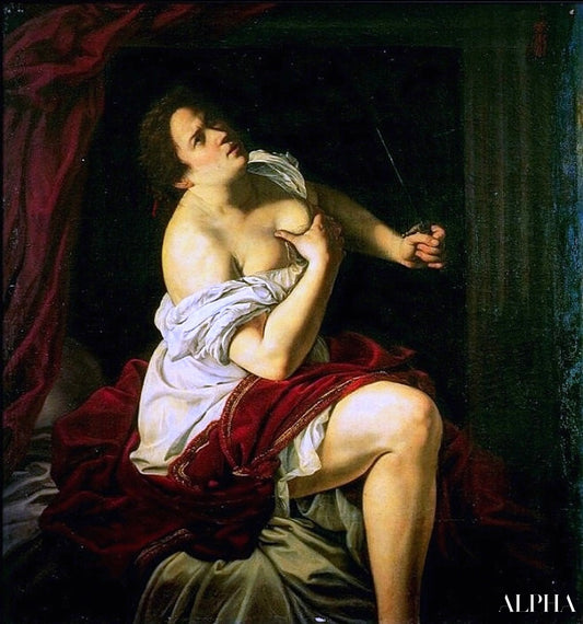 Lucrèce by Artemisia Gentileschi - Reproductions de tableaux et peintures haut de gamme