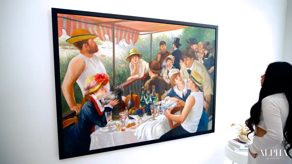 Luncheon of the Boating Party - Artémis Reproduction | 160 x 120 cm Reproductions de tableaux à la peinture à l’huile