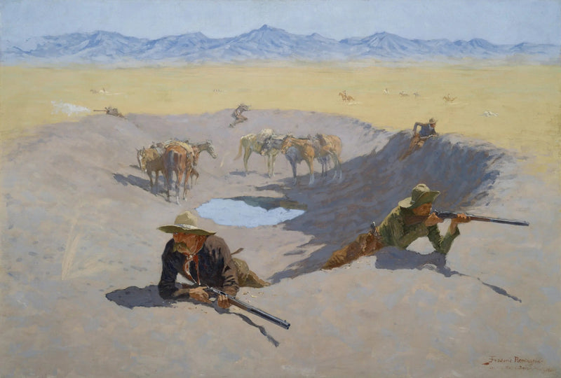 물가를 위한 투쟁 - 프레데릭 레밍턴

Source:
Lutte pour le point d'eau - Frederic Remington