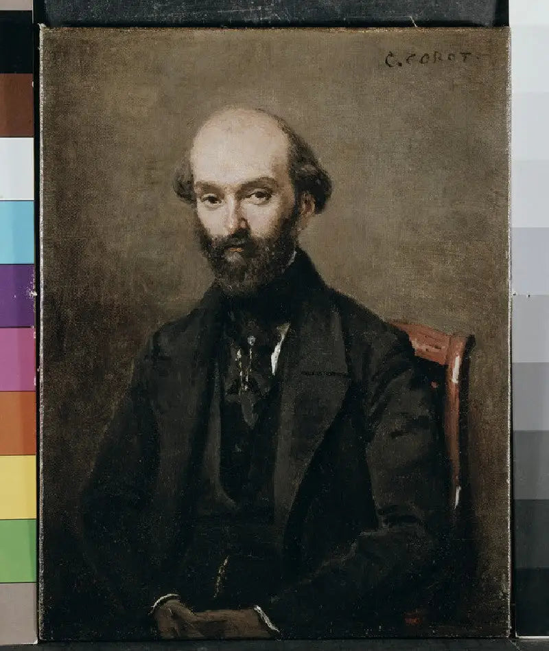 M. Bison (J.D. Alphonse Bison) - Jean-Baptiste Camille Corot - Alpha Reproduction