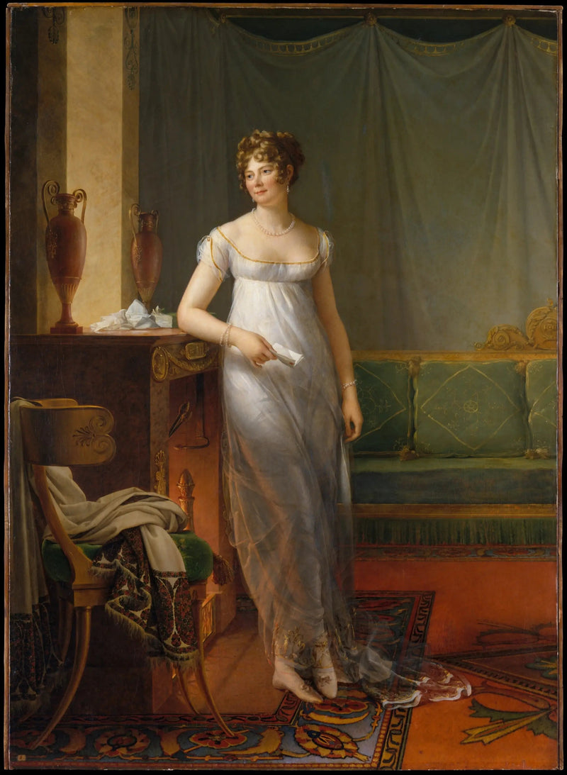 마담 찰스 모리스 드 탈레랑 페리고르 (1761–1835) - 프랑수아 제라르

Source:
Madame Charles Maurice de Talleyrand Périgord (1761–1835) - François Gérard