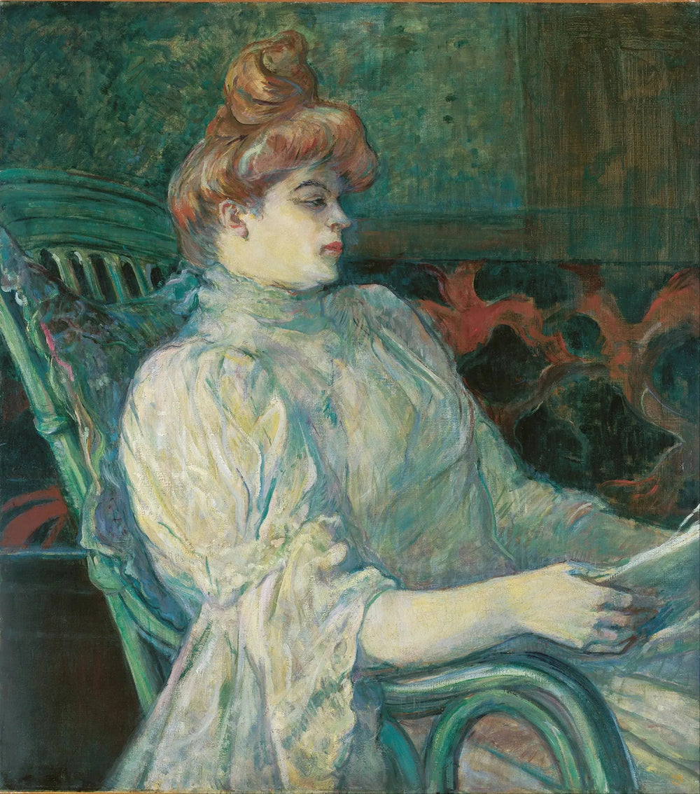 Madame Marthe X―Bordeaux - Henri de Toulouse-Lautrec image 1 copie de tableau peinte à la main