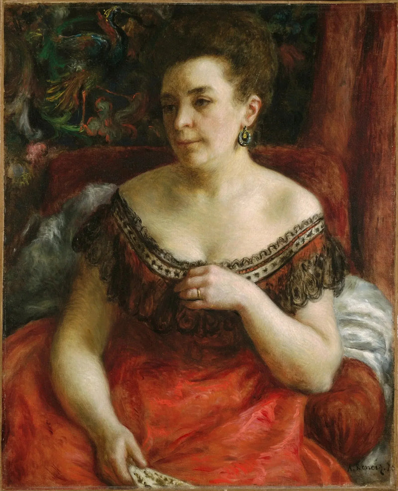 피에르 앙리 르누아르 부인 (블랑쉬-마리 블랑, 1841-1910 ?) - 피에르-오귀스트 르누아르