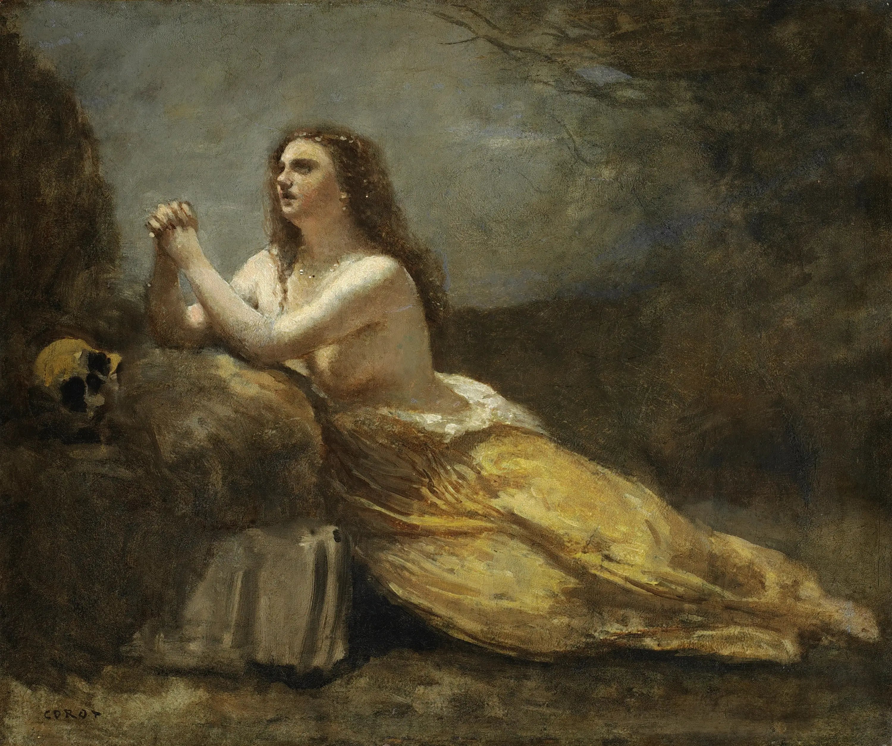 Madeleine en prière - Jean-Baptiste Camille Corot - Alpha Reproduction